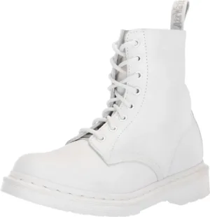 Dr. Martens Women's Sz 6 M 1460 Pascal MONO Smooth Leather Boot : Pascal White
