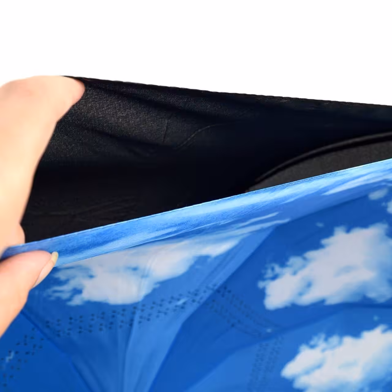 Blue Sky Double Layer Inverted Umbrella-6