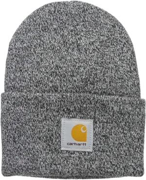 Carhartt Acrylic Watch Winter Knit Beanie Cap/Hat A18: Black/ White