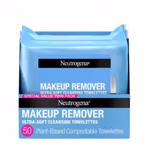 Neutrogena Makeup Remover Ultra-Soft Cleansing Towelettes - 50 Count Twin Pack
