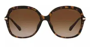 Michael Kors Dark Tortoise Sunglasses with Brown Gradient