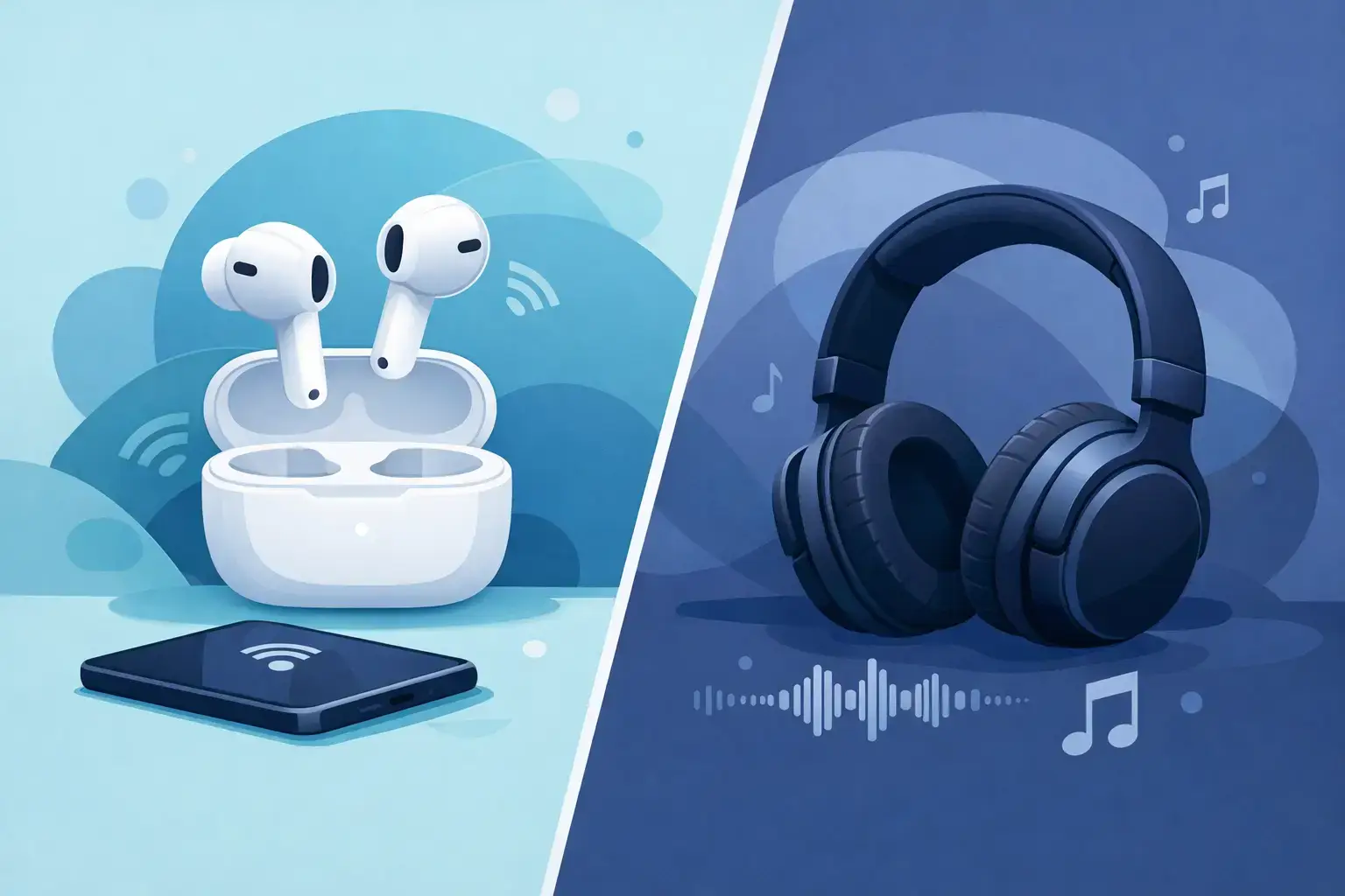 Wireless Earbuds vs Headphones: Which Fits?