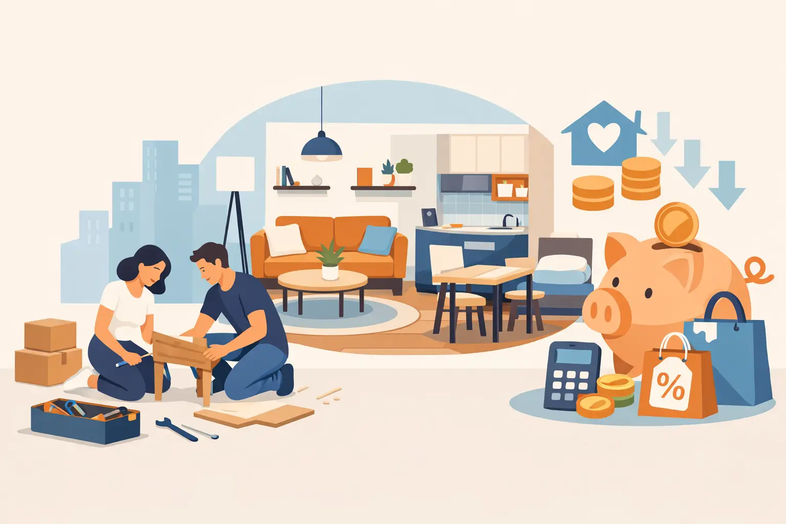 Guide to Furnishing Small Apartments for Less