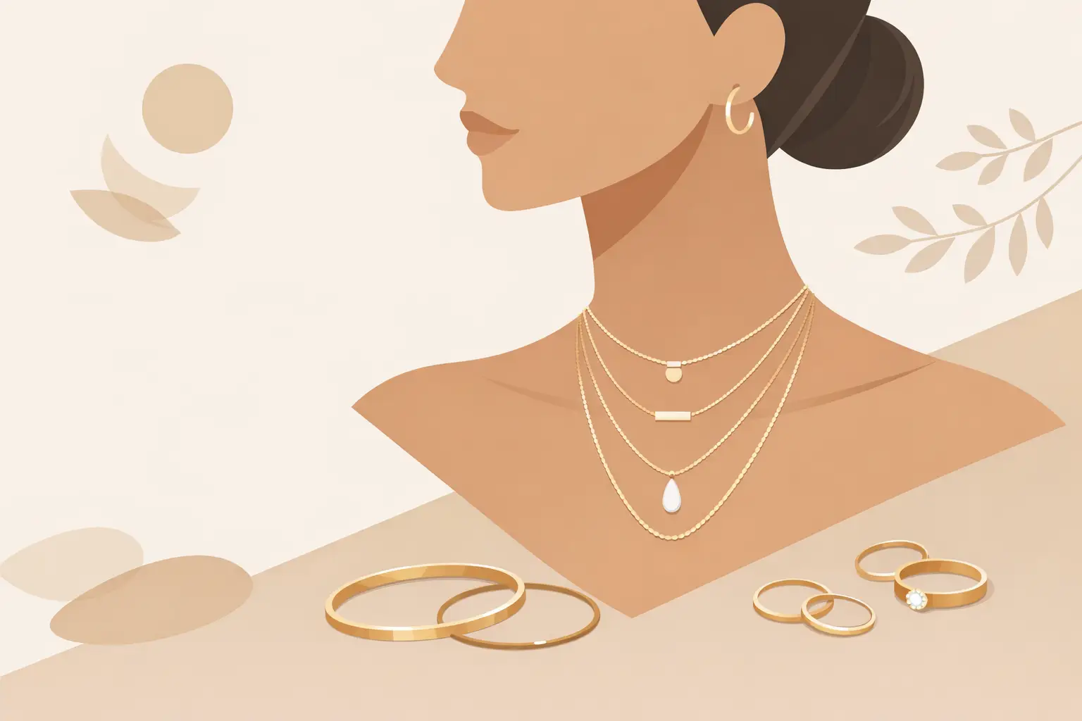 A Minimalist Jewelry Layering Guide in 7 Steps