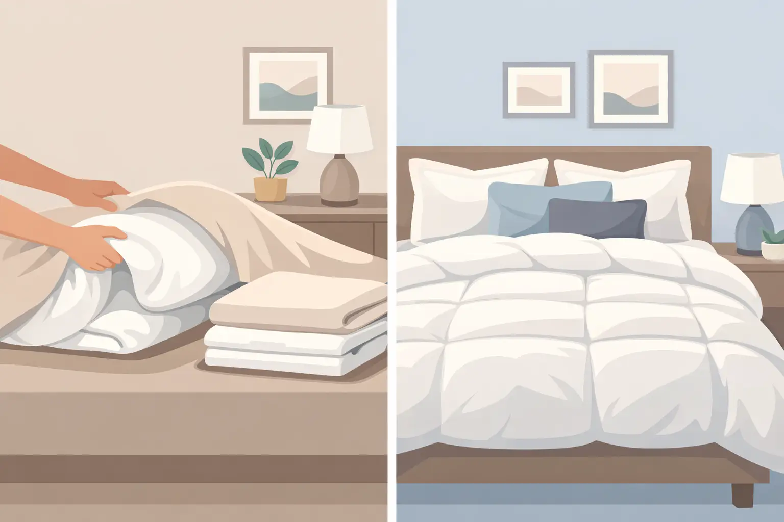 Duvet vs Comforter Differences, Made Simple