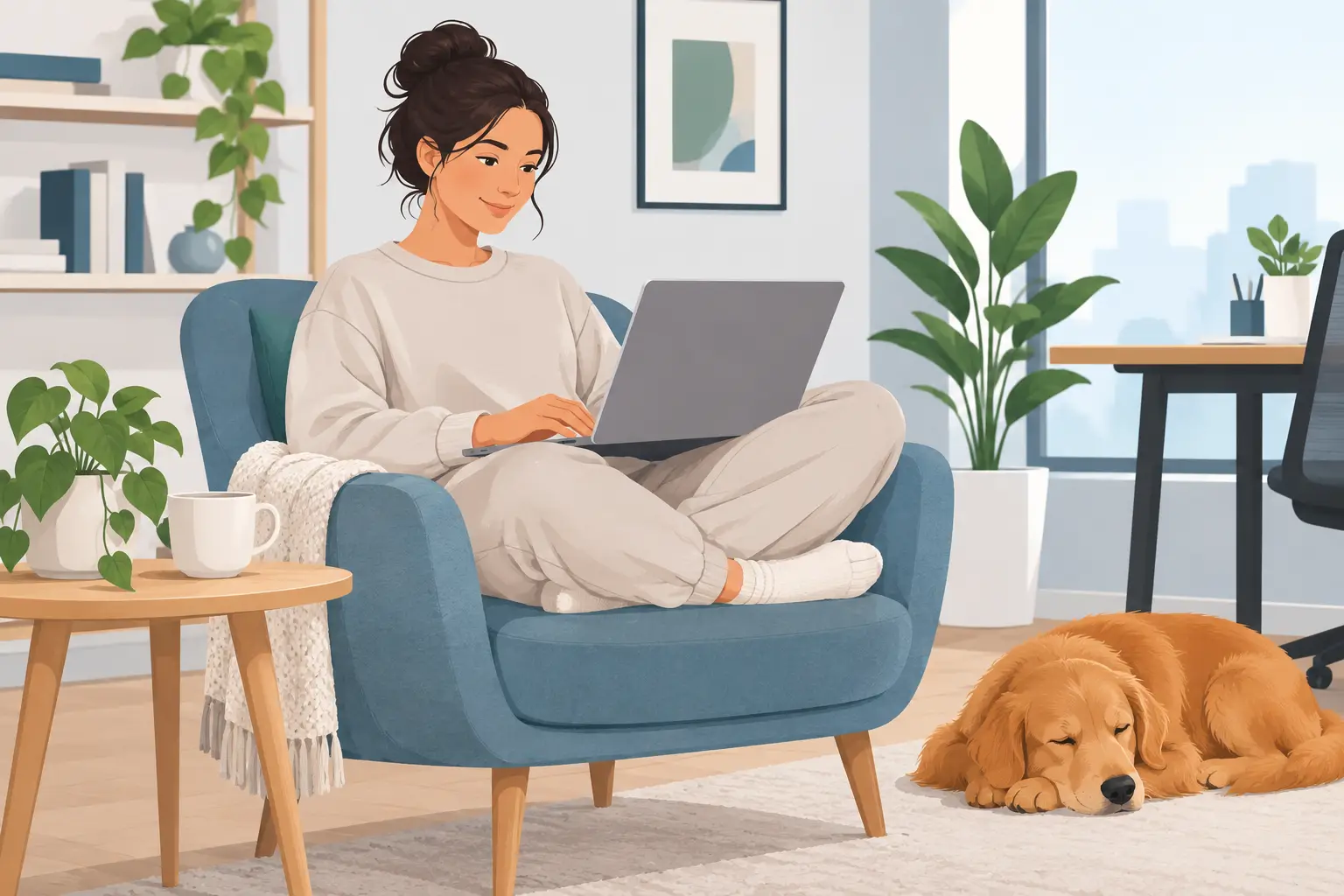 Loungewear for Remote Work That Gets It Done